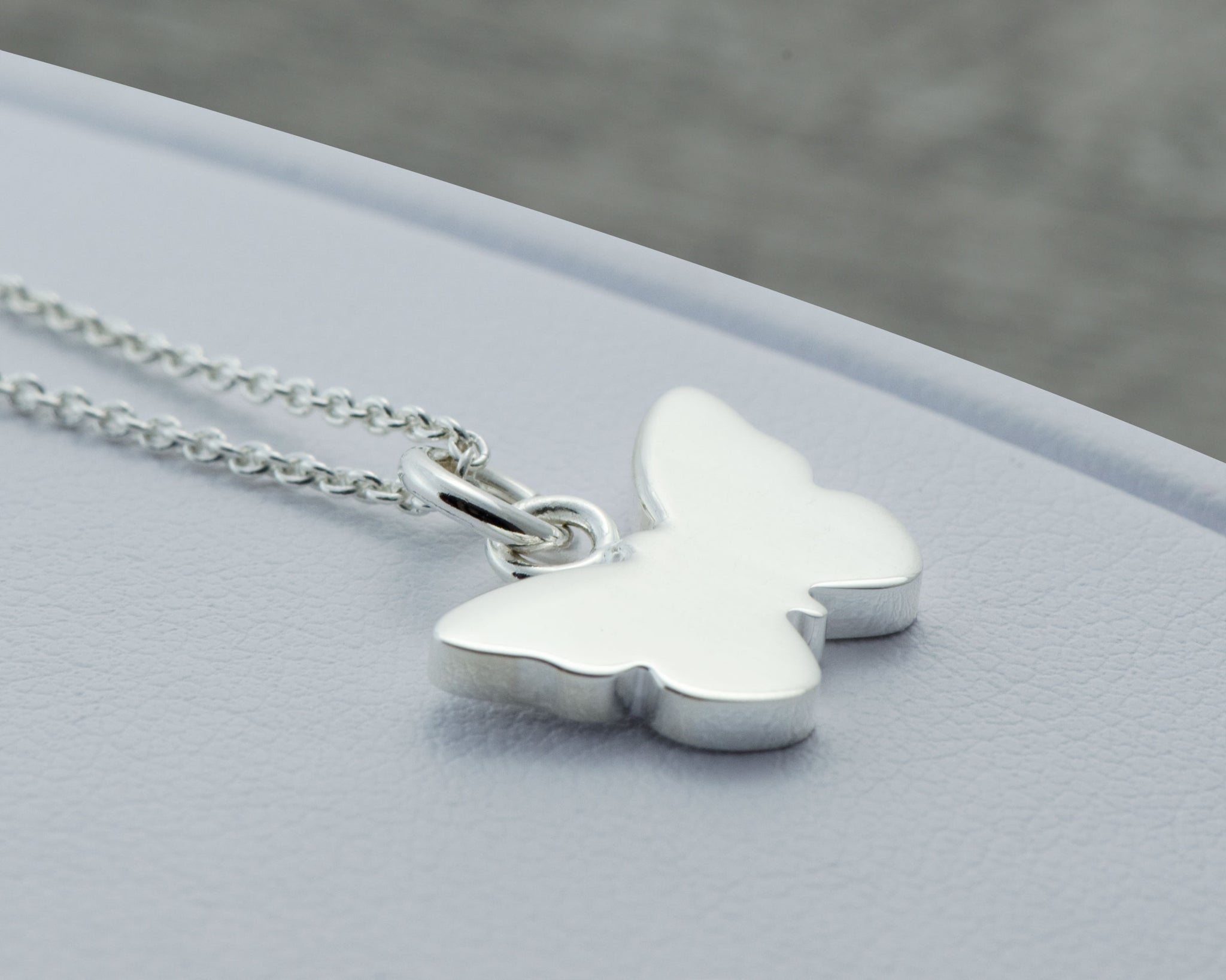 dc jewels Silver Color Stainless Steel Double Butterfly Pendant and Chain  for Girls : Amazon.in: Fashion